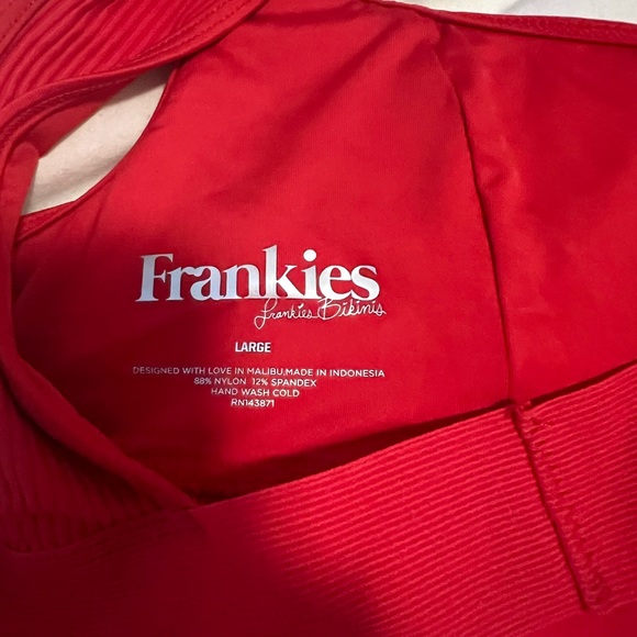 Frankie’s Bikinis - red bathing suit - Picture 2 of 4